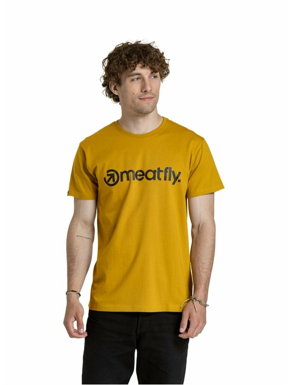 Meatfly Meatfly мъжка тениска MF Logo Mustard