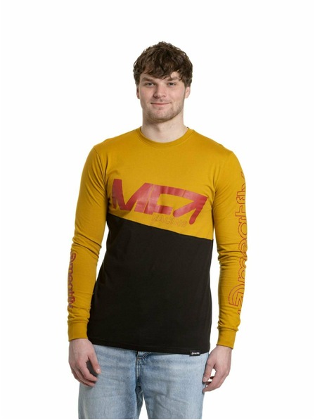 Meatfly Meatfly мъжка тениска с дълъг ръкав Judgement Racing Mustard