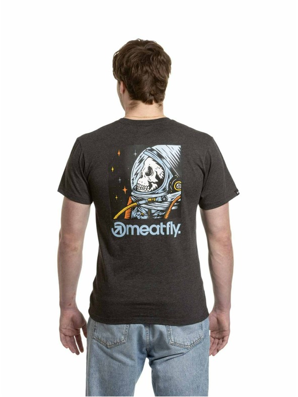 Meatfly Meatfly мъжка тениска Cosmic Charcoal Heather