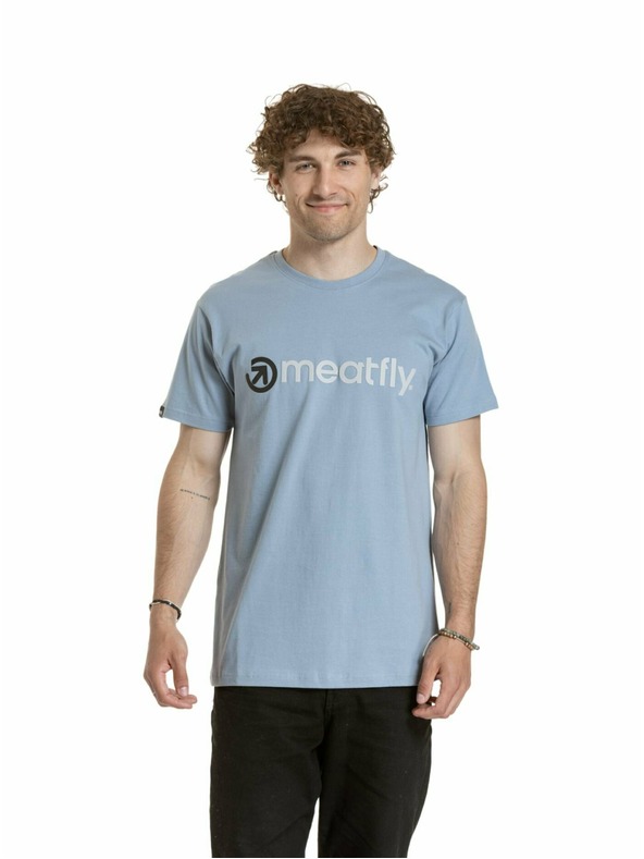 Meatfly Meatfly мъжка тениска Joe Stonewash | Сива