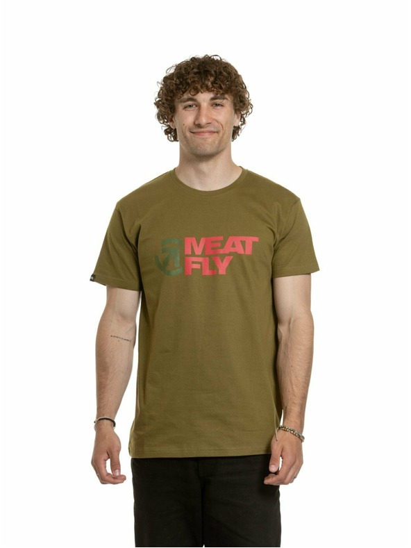 Meatfly Meatfly мъжка тениска Revital Khaki Green