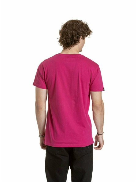 Meatfly Meatfly мъжка тениска Striped Logo Dark Violet