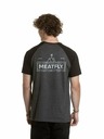 Meatfly Meatfly мъжка тениска Ozzy Raglan Charcoal Heather / Black