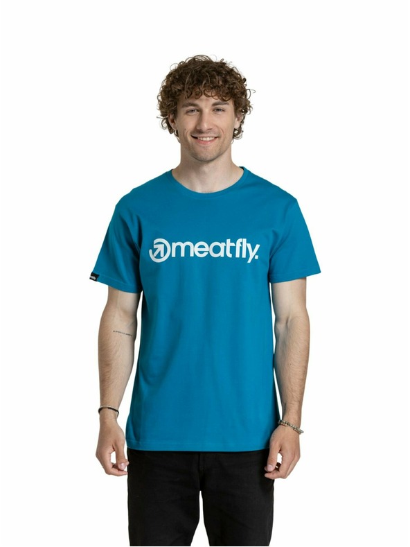 Meatfly Meatfly мъжка тениска MF Logo Funky Blue