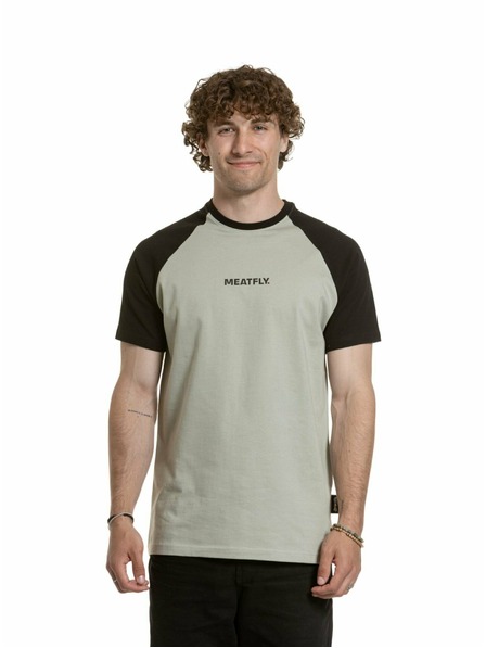 Meatfly Meatfly мъжка тениска Ozzy Raglan Mossy Green / Black