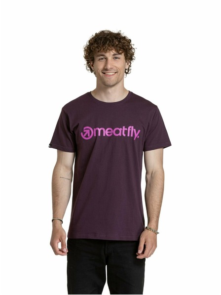 Meatfly Meatfly мъжка тениска MF Logo Blackberry