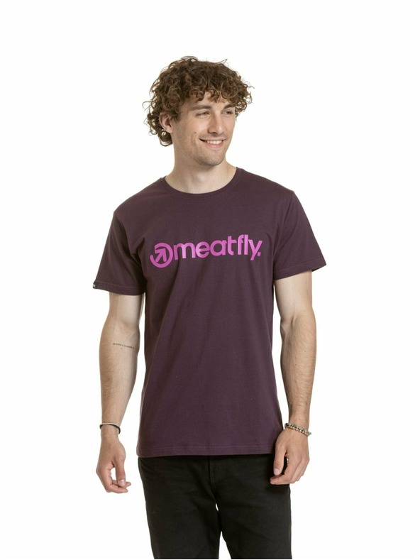 Meatfly Meatfly мъжка тениска MF Logo Blackberry