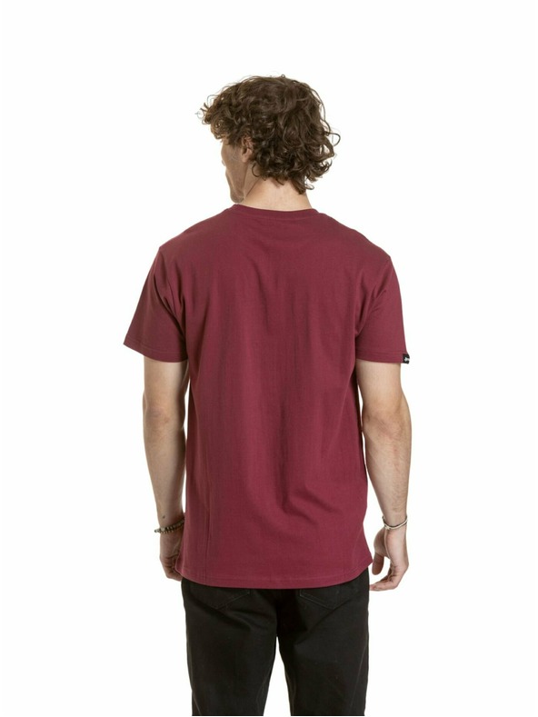 Meatfly Meatfly мъжка тениска Joe Dark Wine | Червена