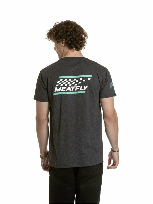 Meatfly Meatfly мъжка тениска Furious Charcoal Heather | Сива
