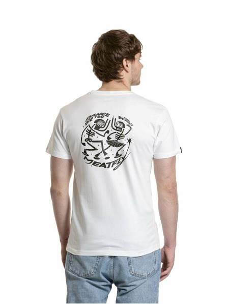 Meatfly Meatfly мъжка тениска Keke Dance White