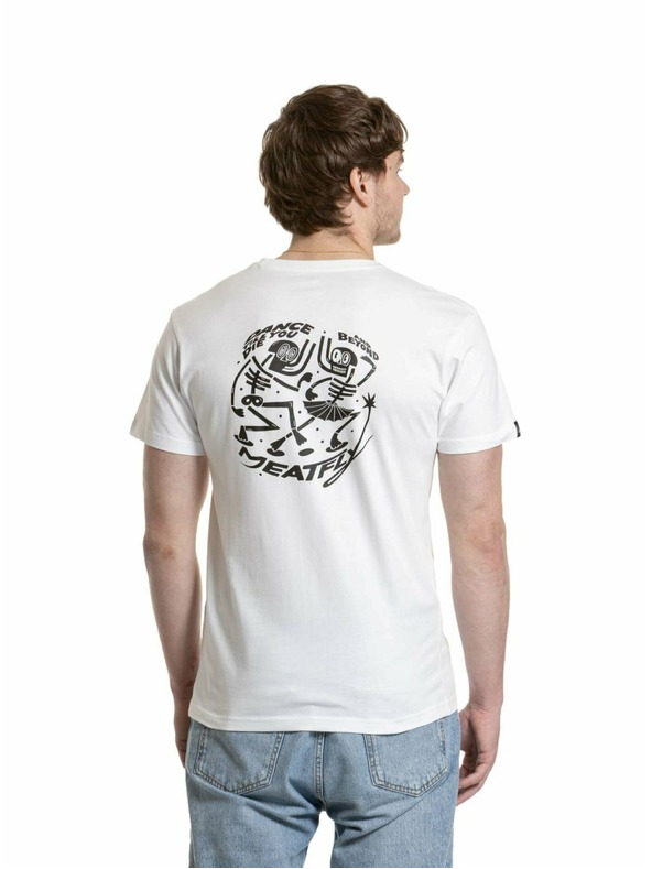 Meatfly Meatfly мъжка тениска Keke Dance White