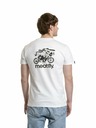 Meatfly Meatfly мъжка тениска Keke Moto White