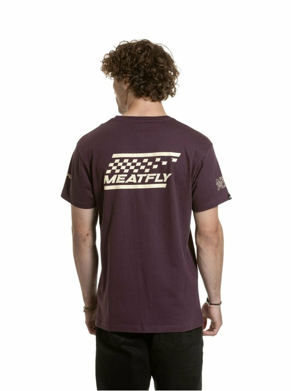 Meatfly Meatfly мъжка тениска Furious Blackberry | Червена