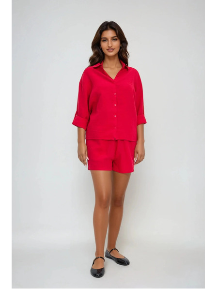 Moodo Дамски къси панталони Moodo - черни