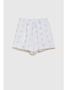 Moodo Дамски къси панталони Moodo - бели