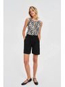 Moodo Дамски къси панталони Moodo - черни