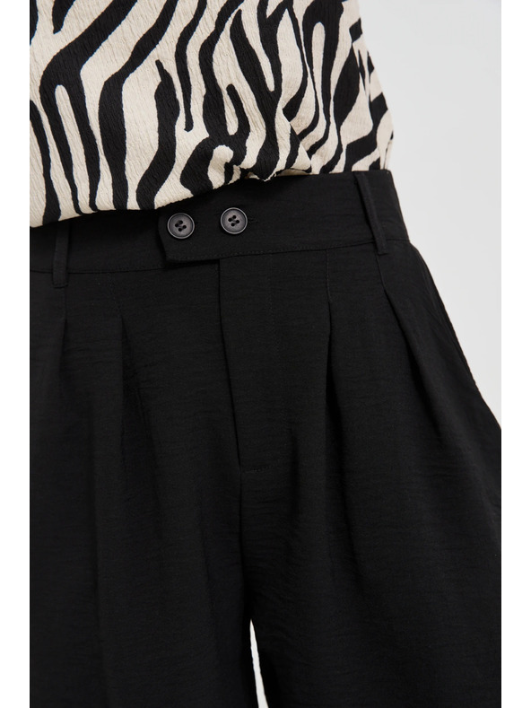 Moodo Дамски къси панталони Moodo - черни