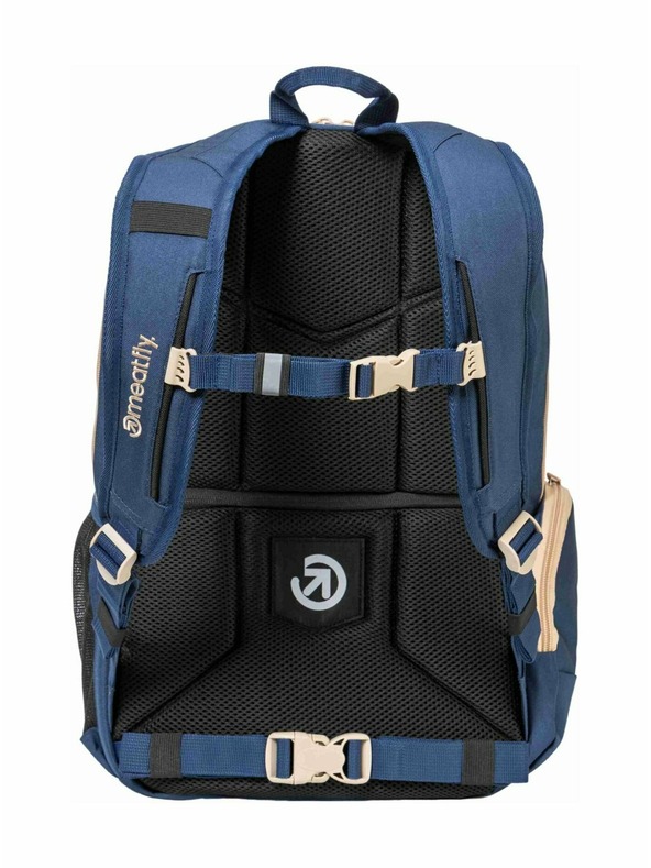 Meatfly Meatfly раница Basejumper Beige / Sea 22 L + МОЛИВНИК | Пясъчна | Обем 22 L