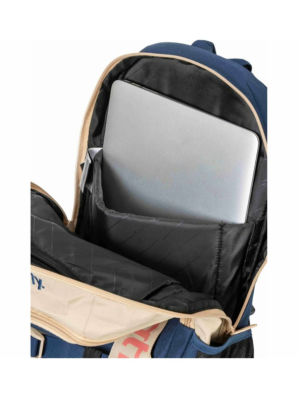 Meatfly Meatfly раница Basejumper Beige / Sea 22 L + МОЛИВНИК | Пясъчна | Обем 22 L