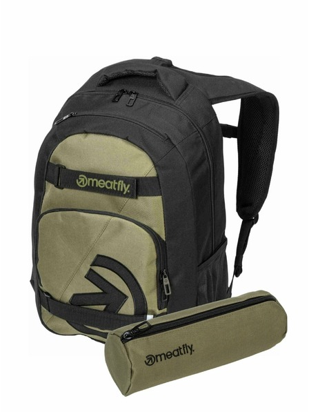 Meatfly Meatfly раница Exile Olivine 24 L + МОЛИВНИК | Зелена | Обем 24 L