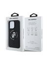 Karl Lagerfeld Karl Lagerfeld Течен силиконов калъф Karl and Choupette MagSafe за iPhone 16 Pro Max Черен