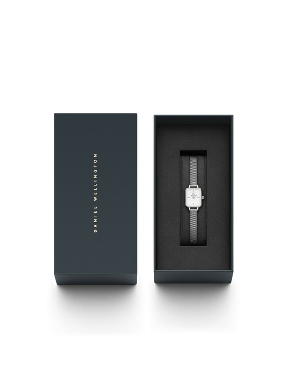 Daniel Wellington Дамски часовник Daniel Wellington Quadro Mini Sterling DW00100726