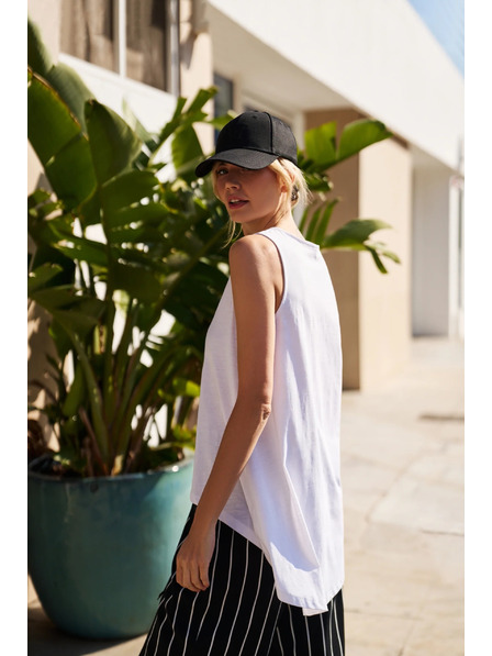 Moodo Черна памучна шапка с козирка