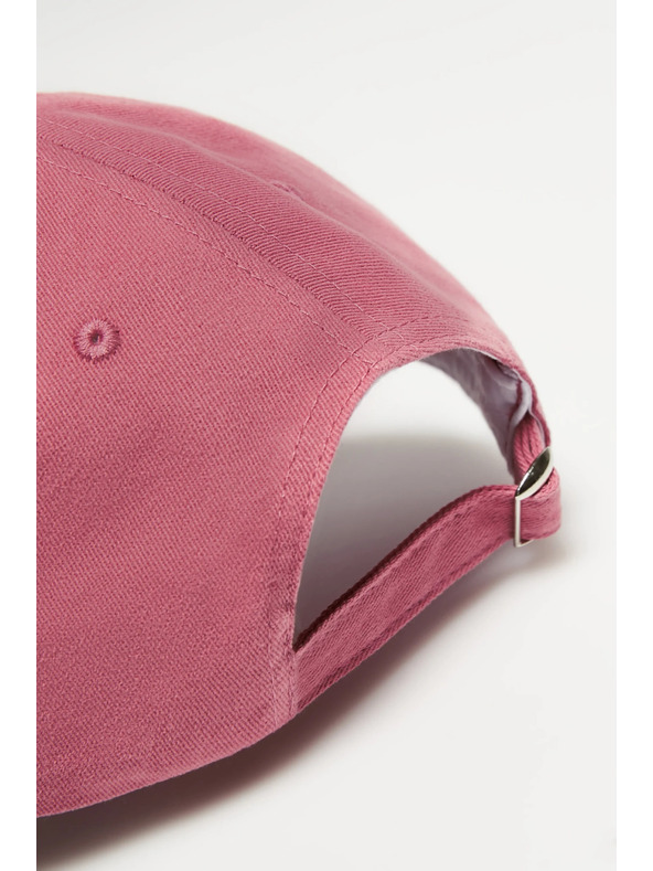 Moodo Розова памучна шапка с козирка