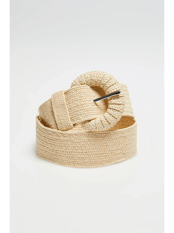 Moodo Дамски колан Moodo - светлобежов