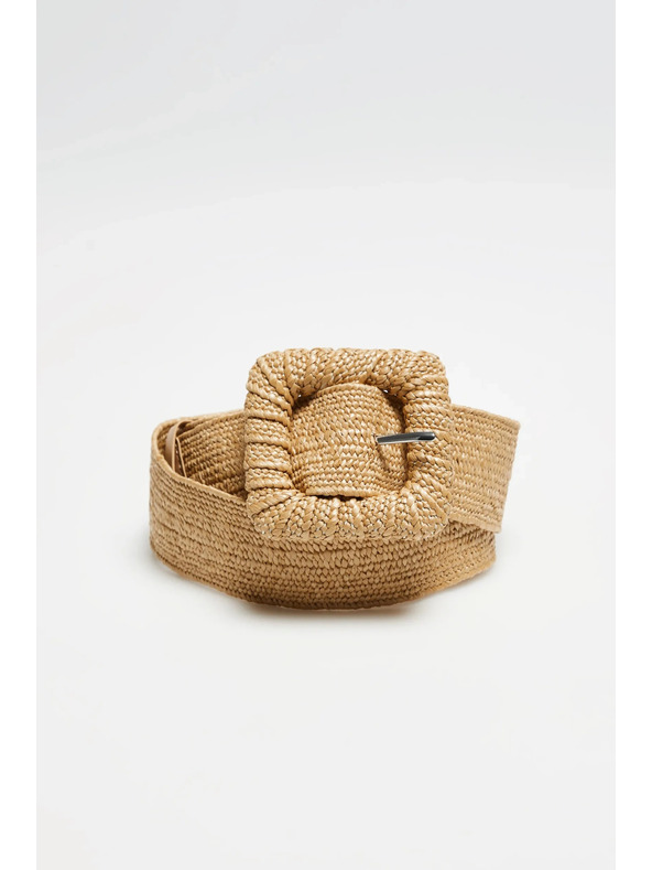 Moodo Дамски колан Moodo - бежов