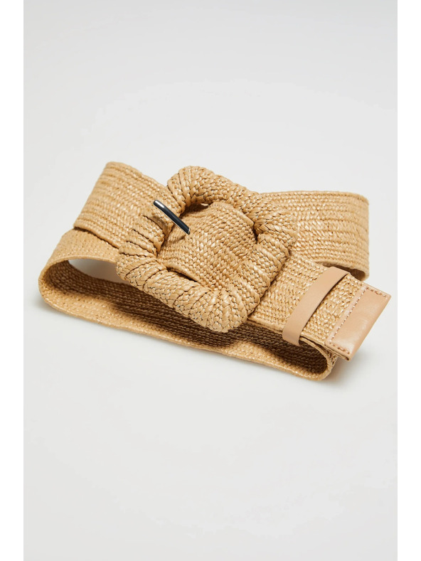 Moodo Дамски колан Moodo - бежов