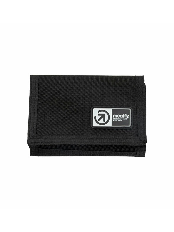 Meatfly Портфейл Meatfly Dewey Black / White