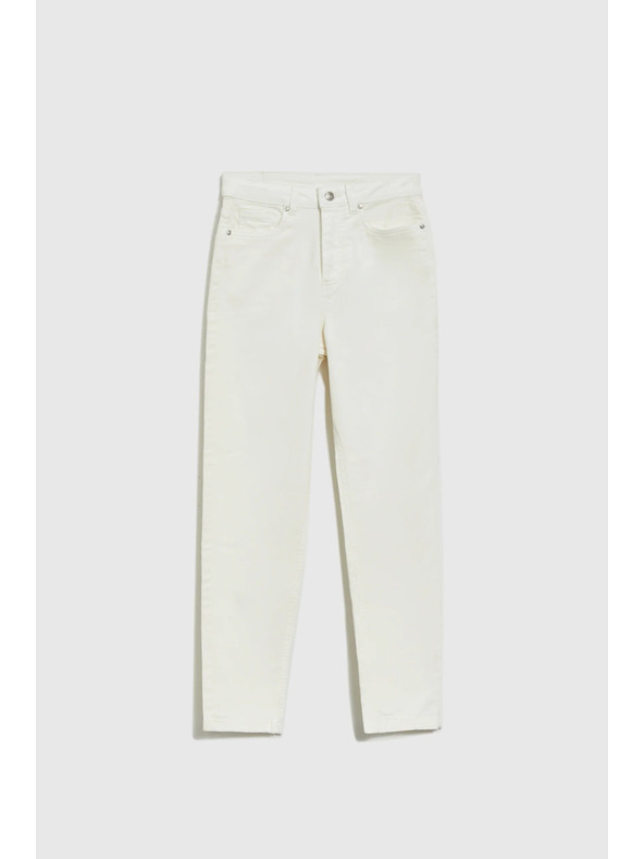 Moodo Бели дамски скъсени дънки