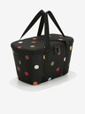 Reisenthel Черна охлаждаща точкована пазарска чанта Reisenthel Coolerbag XS