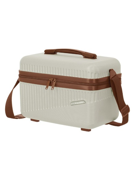 Travelite Козметичен куфар Travelite Bali Beautycase White/cognac
