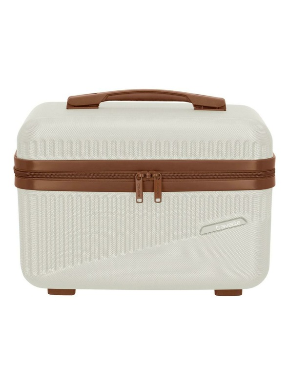 Travelite Козметичен куфар Travelite Bali Beautycase White/cognac