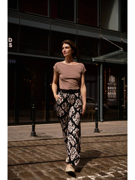 Moodo Дамски панталони Moodo - черни