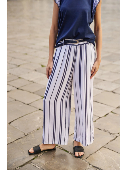 Moodo Дамски раирани панталони Moodo