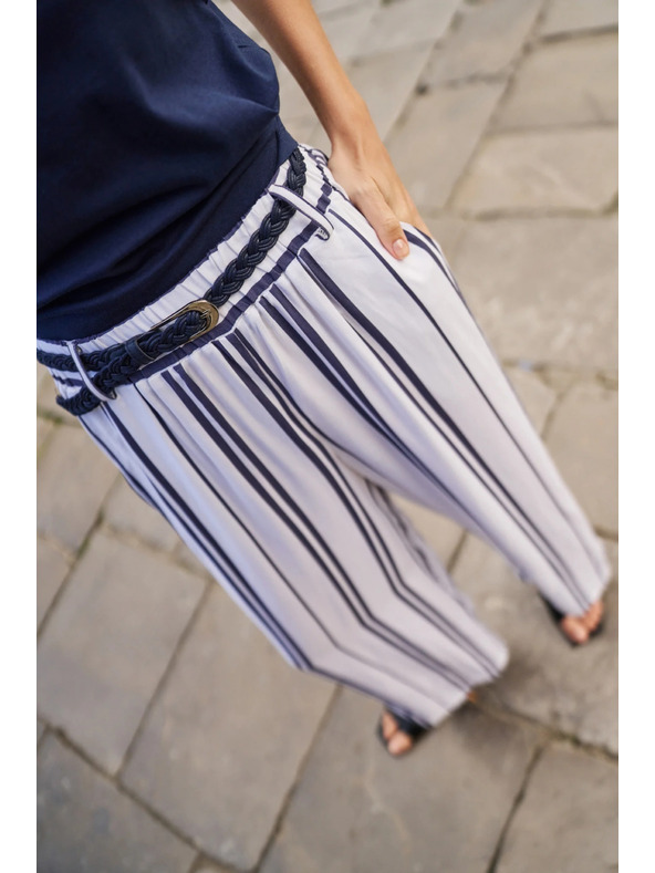 Moodo Дамски раирани панталони Moodo