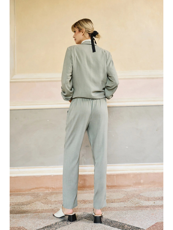 Moodo Дамски панталони Moodo - зелени