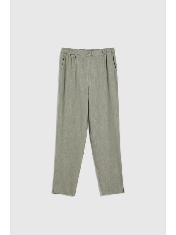 Moodo Дамски панталони Moodo - зелени