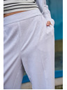 Moodo Дамски панталони Moodo - бели