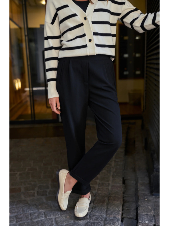 Moodo Черни дамски панталони Moodo