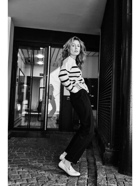 Moodo Черни дамски панталони Moodo