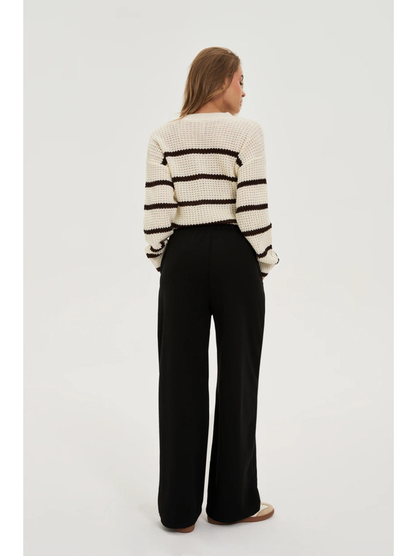 Moodo Дамски панталони Moodo - черни