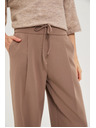 Moodo Светлокафяви свободни панталони Moodo