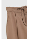 Moodo Светлокафяви свободни панталони Moodo