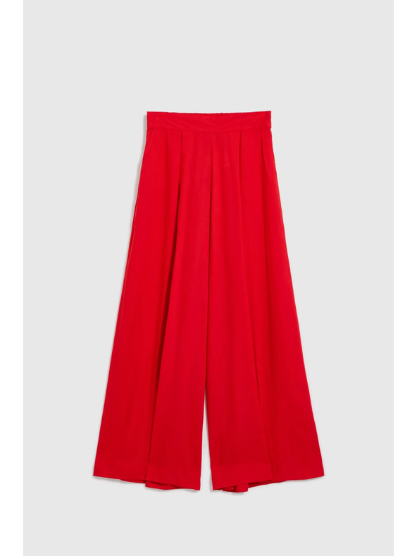 Moodo Дамски свободни панталони Moodo - червени