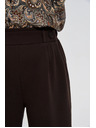 Moodo Дамски панталони Moodo - кафяви