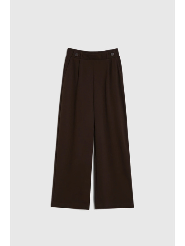 Moodo Дамски панталони Moodo - кафяви